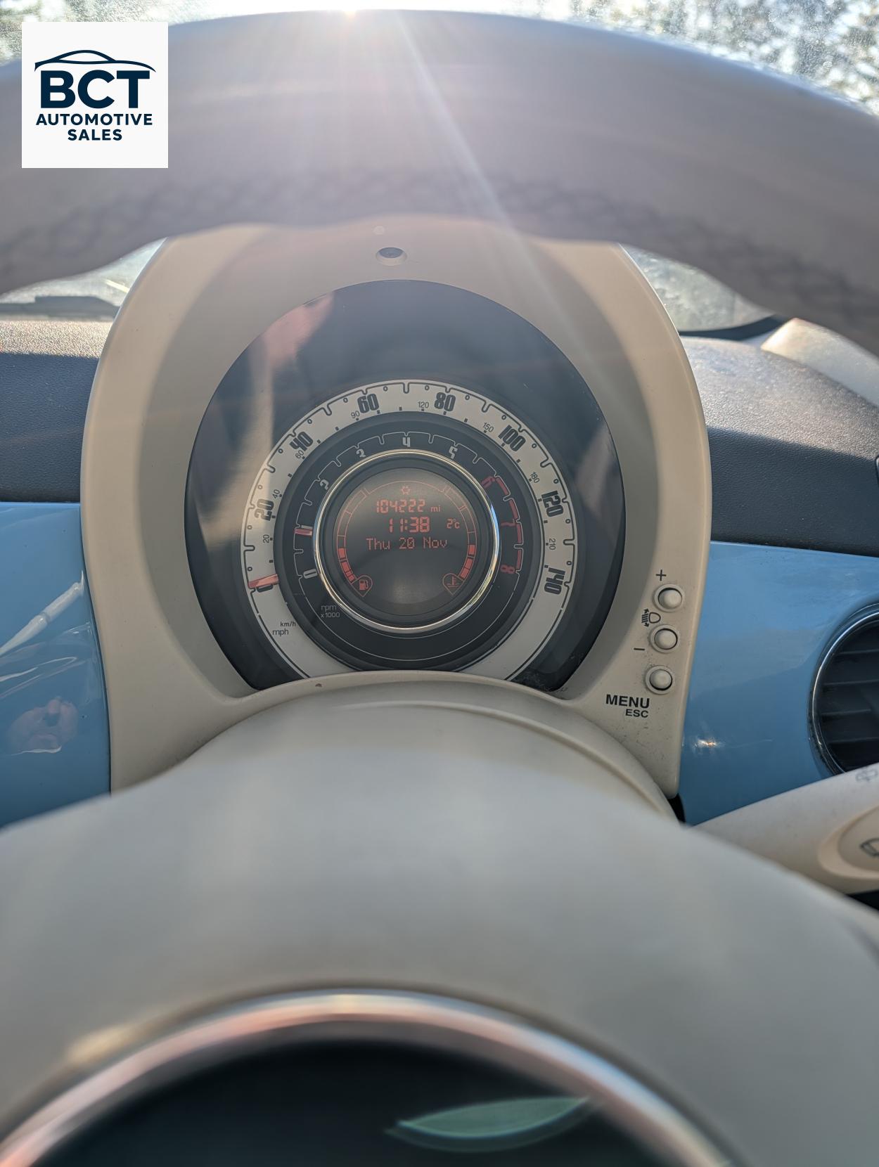 Fiat 500 1.2 Lounge Hatchback 3dr Petrol Manual Euro 4 (69 bhp)